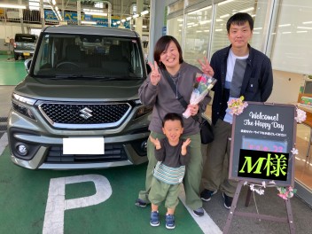 ♬M様♬ソリオバンディットのご納車ありがとうございます(^O^)